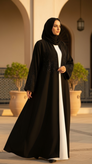 عباءة شيفون ناعم