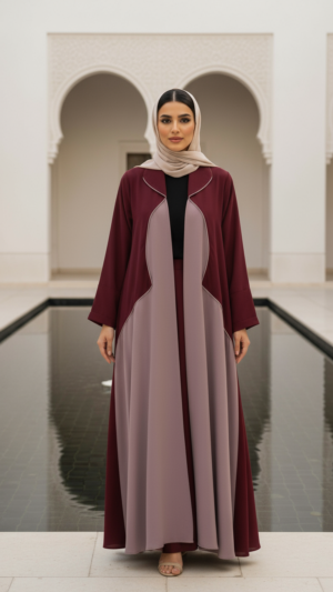 عباية تطريز مخملي