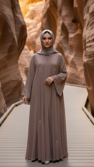 عباية خطوط ناعمة