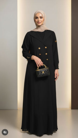 عباية سوداء خليجي