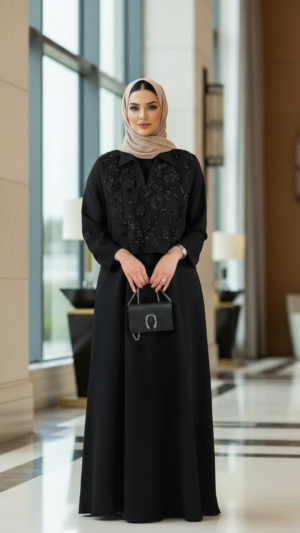 عباية سوداء خليجي